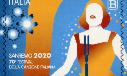 Sanremo 2020: un francobollo per celebrare la 70esima edizione