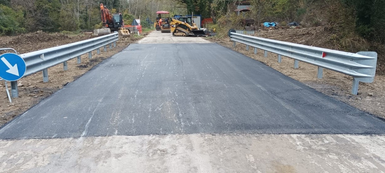 Riapertura definitiva del ponte di Lucarelli sulla SP 2 bis a Radda in Chianti