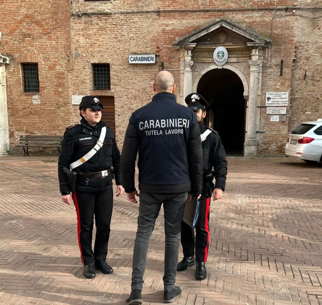 Controlli su lavoro e sicurezza: sanzioni per due attività a Siena