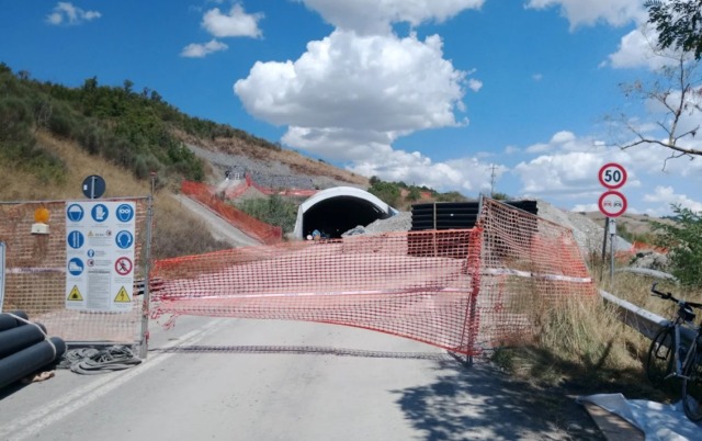 Parziale riapertura della galleria “Le chiavi” sulla SS2 Cassia